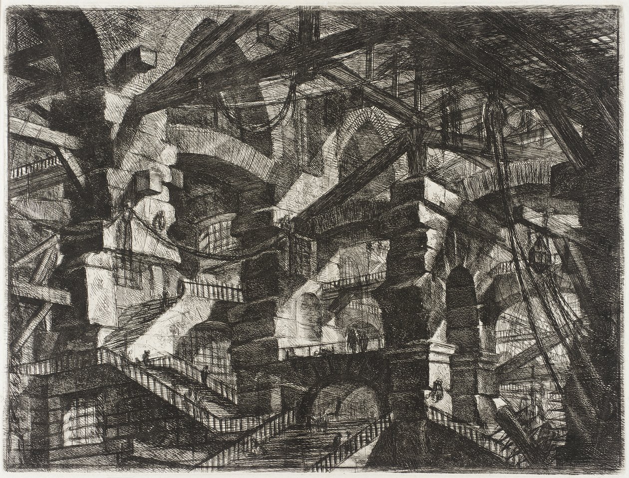 De gotische boog door Giovanni Battista Piranesi