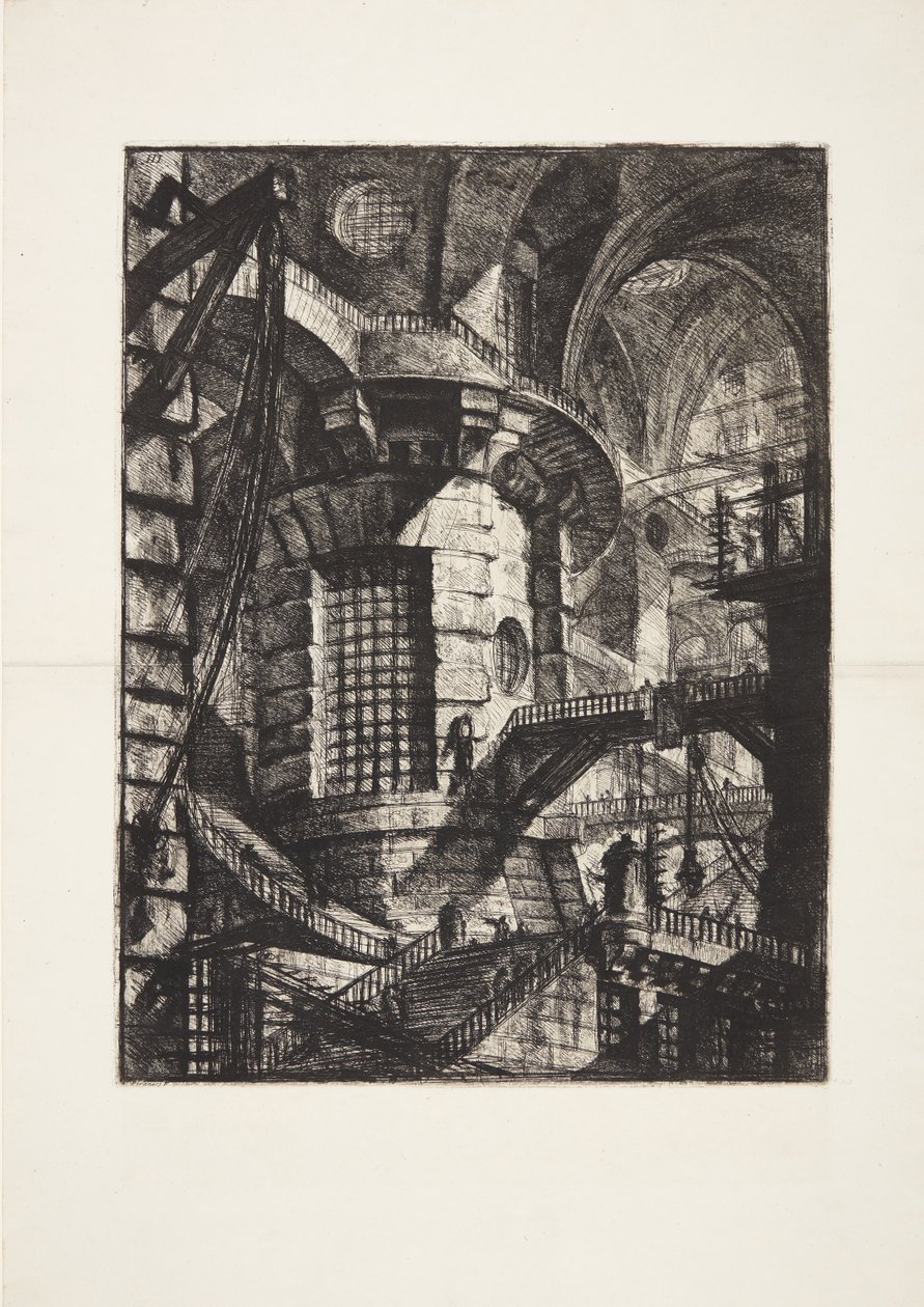 De Ronde Toren door Giovanni-Battista Piranesi