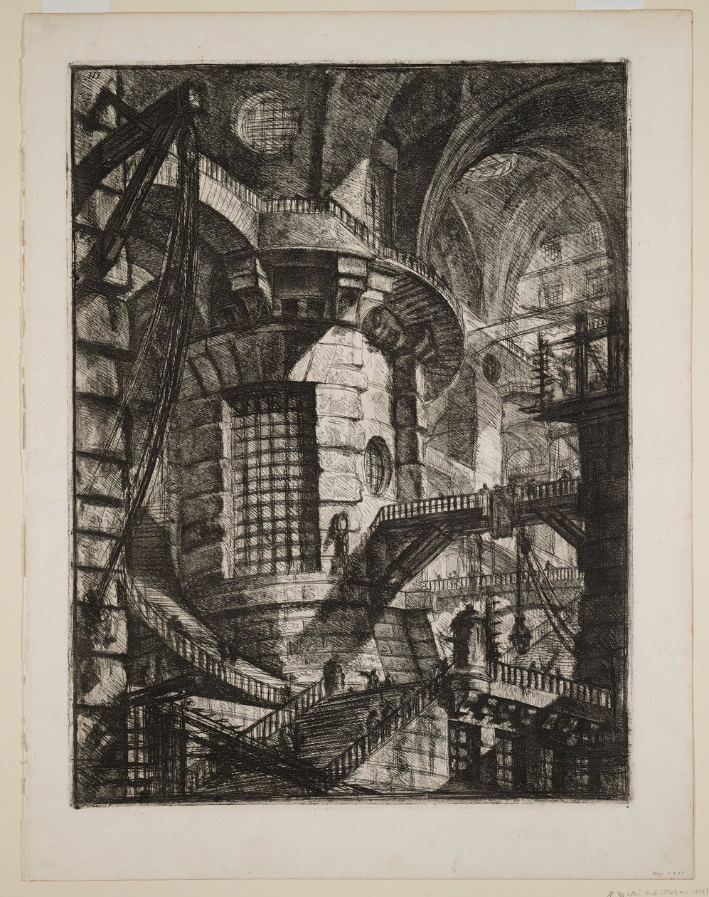 De ronde toren door Giovanni Battista Piranesi