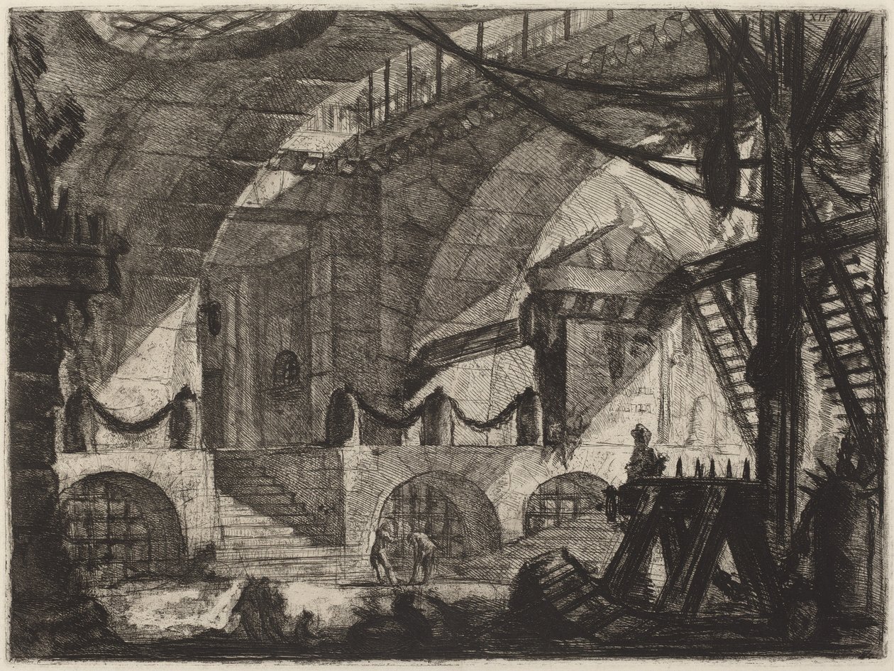 De Zaagbok door Giovanni-Battista Piranesi