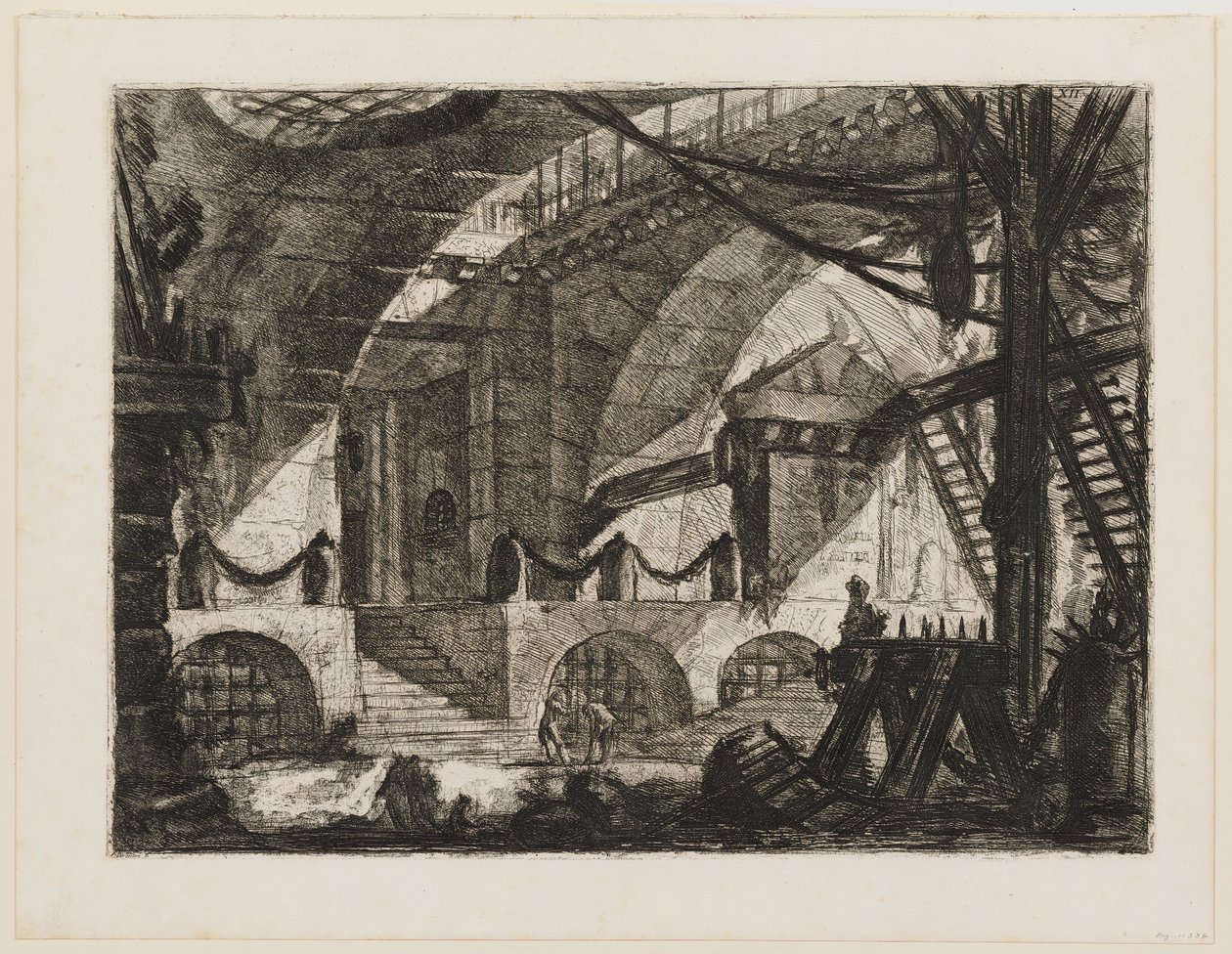 De zaagbok door Giovanni Battista Piranesi