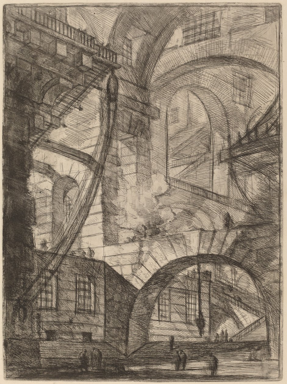 Het Rokende Vuur door Giovanni Battista Piranesi