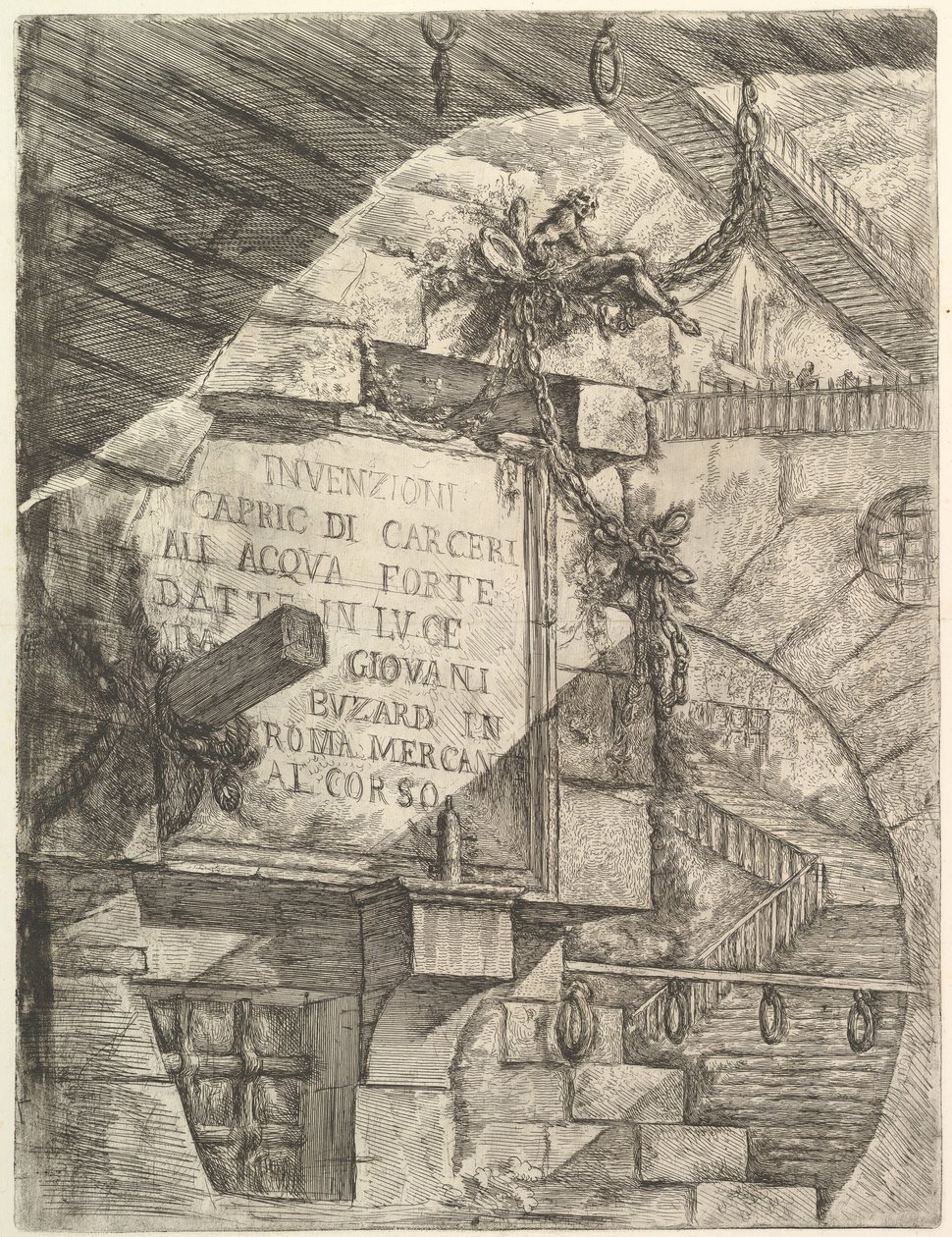 Titelpagina, uit Carceri d