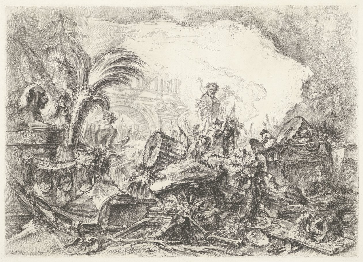 Triomfboog door Giovanni Battista Piranesi