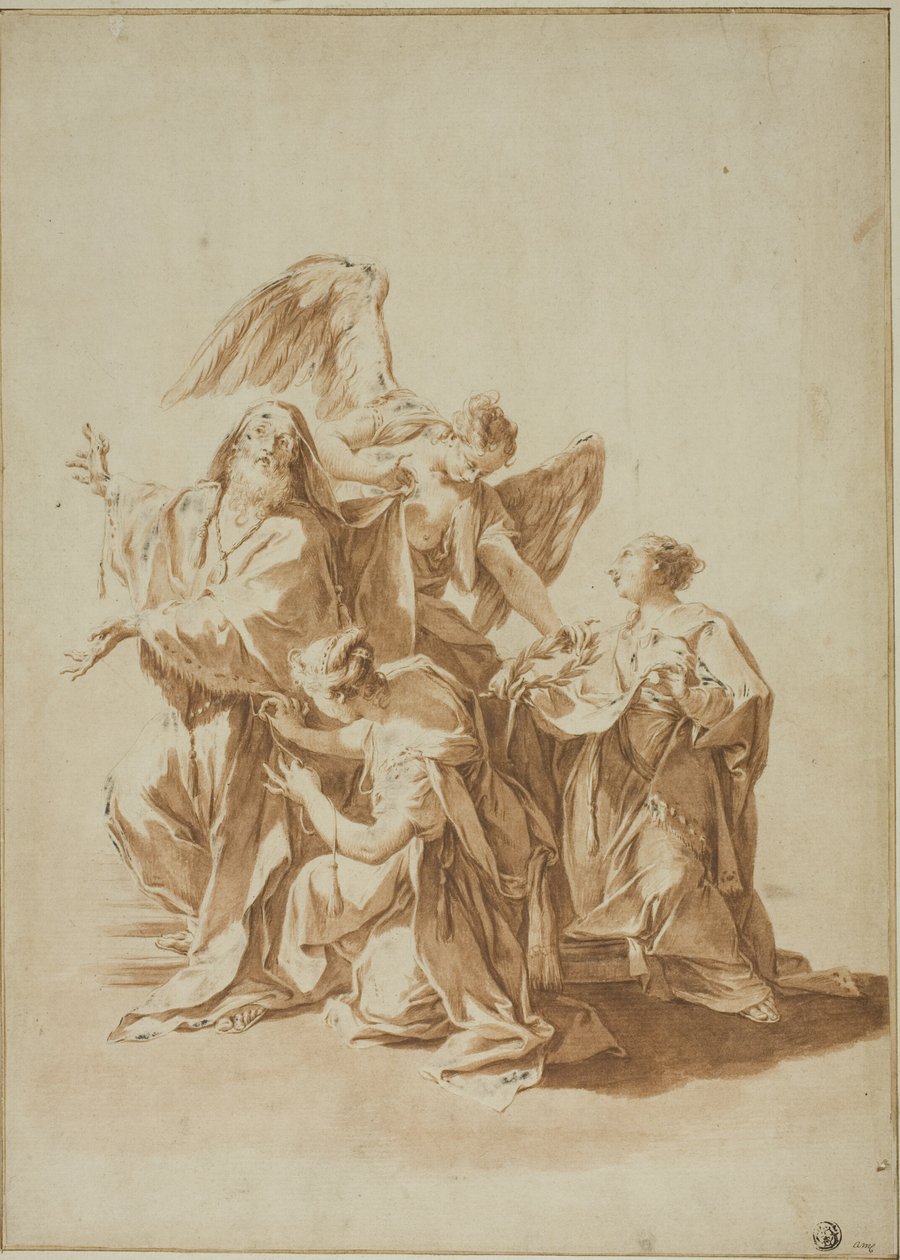 Epitaaf van Charles Sackville door Giovanni Battista Pittoni the Younger