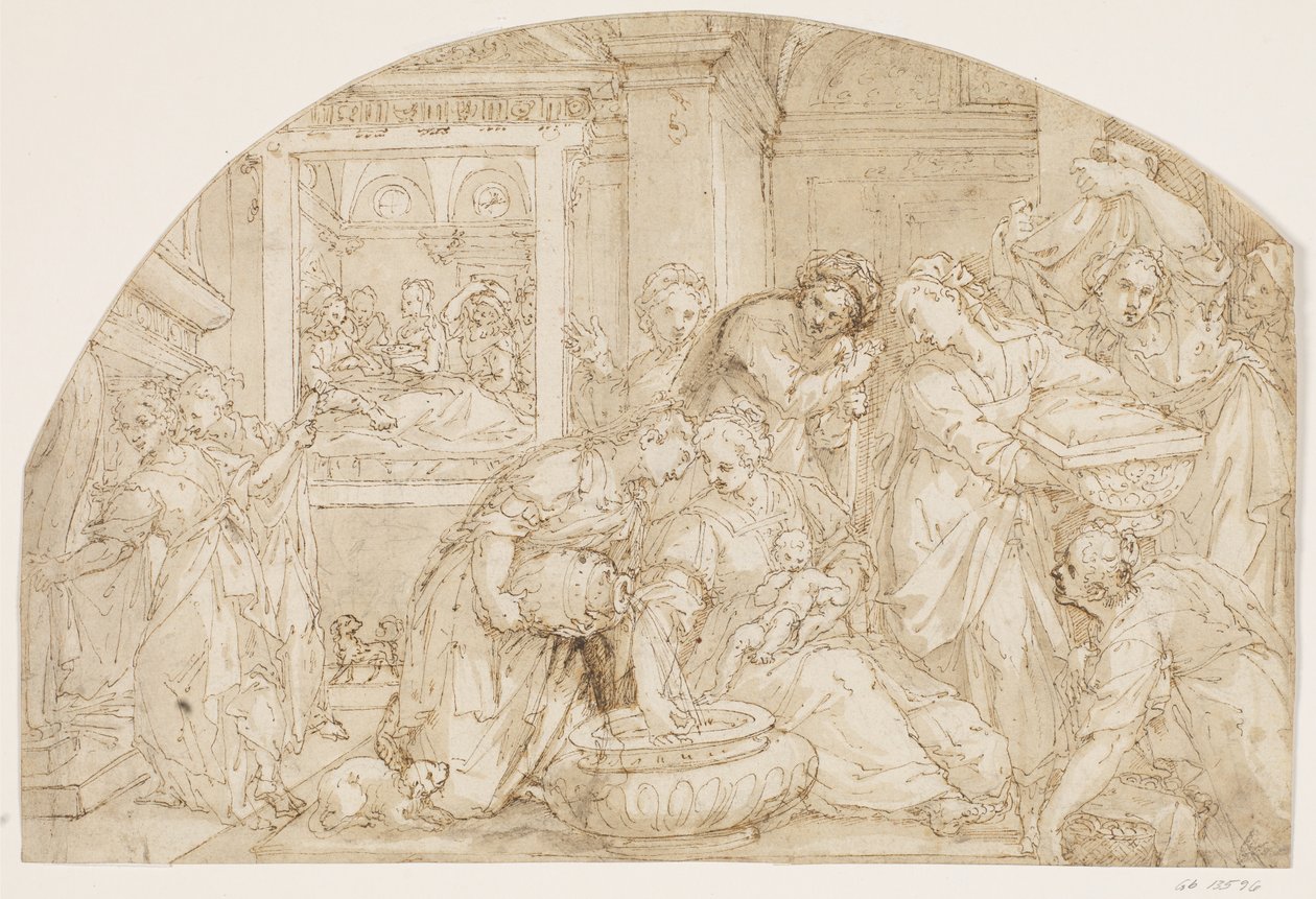 Geboorte van Maria door Giovanni Battista Rovere
