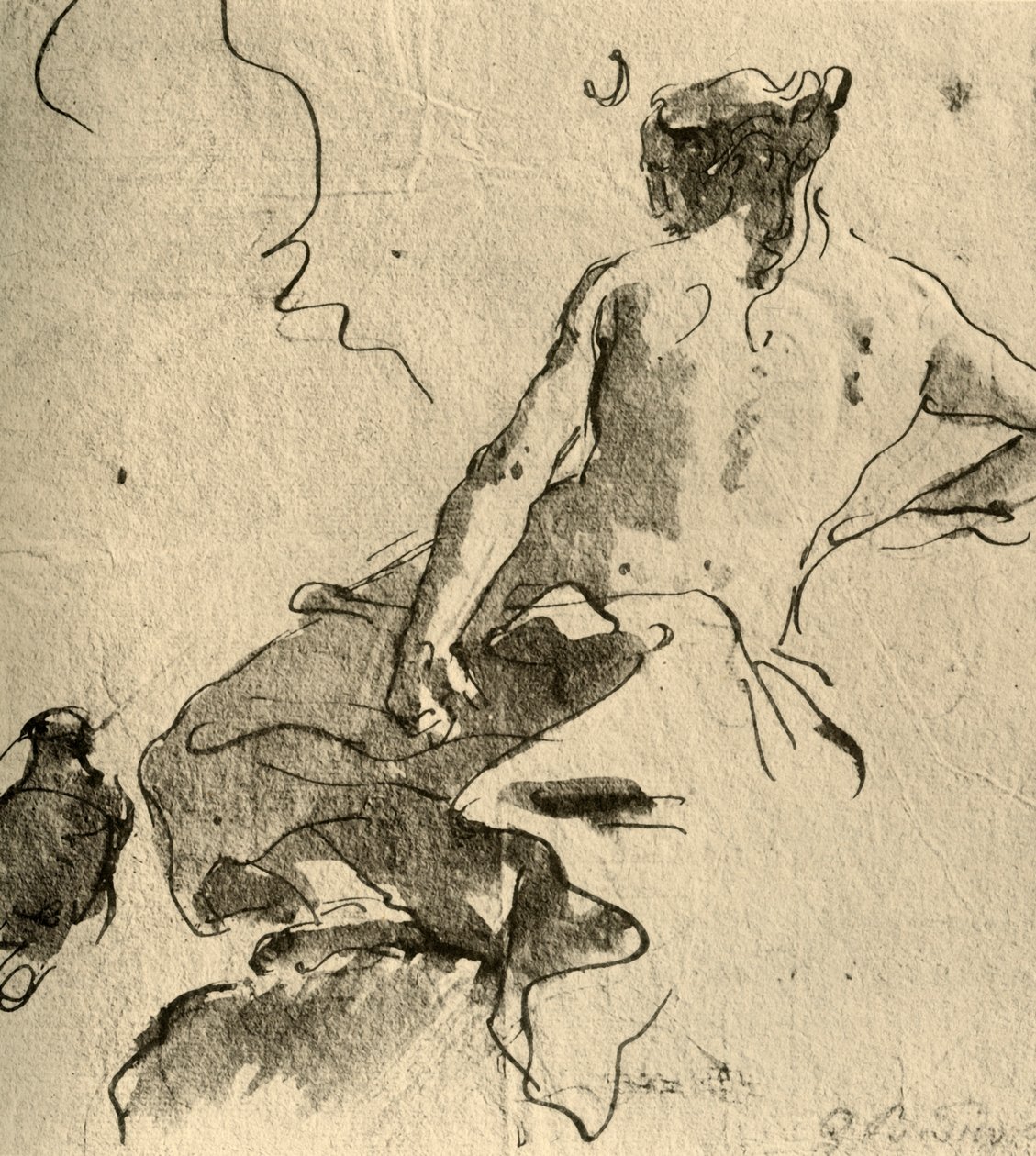Diana, 1757, 1928 door Giovanni Battista Tiepolo