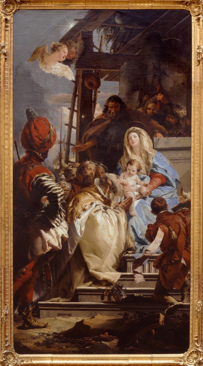 Die Anbetung der Könige door Giovanni Battista Tiepolo