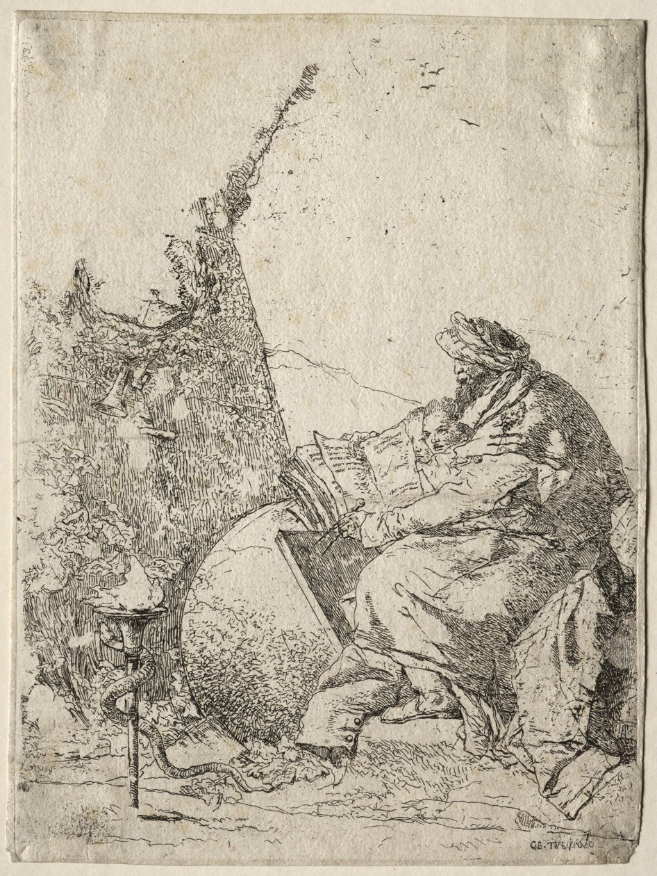 Fantasieën: De Filosoof door Giovanni Battista Tiepolo
