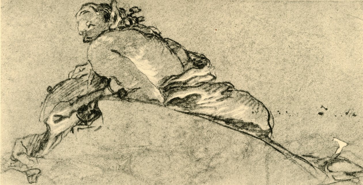 Vrouwelijke faun, ca. 1761, 1928 door Giovanni Battista Tiepolo