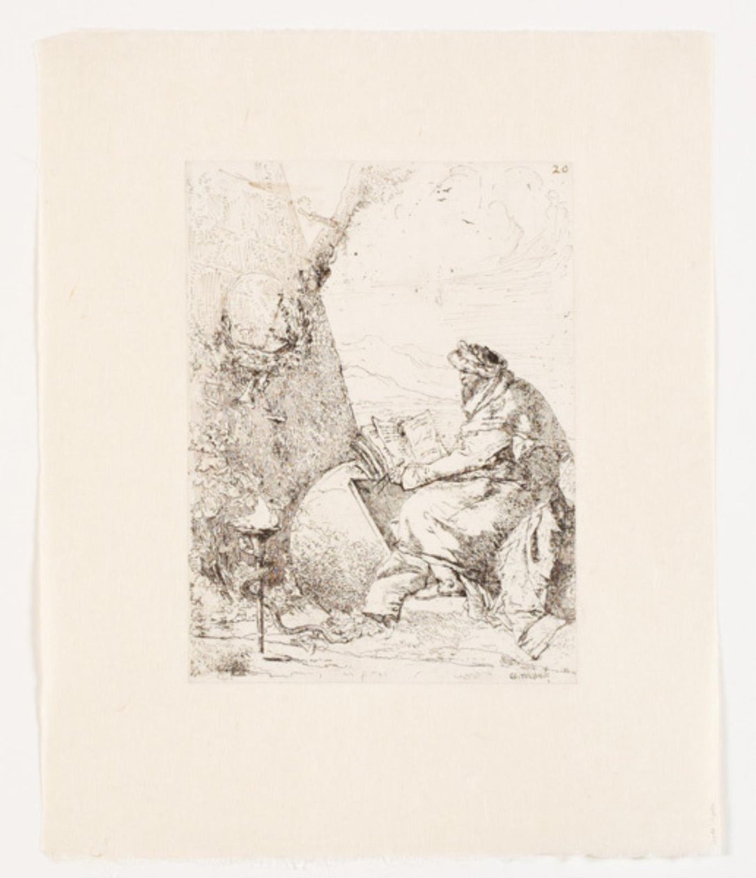 De filosoof door Giovanni Battista Tiepolo