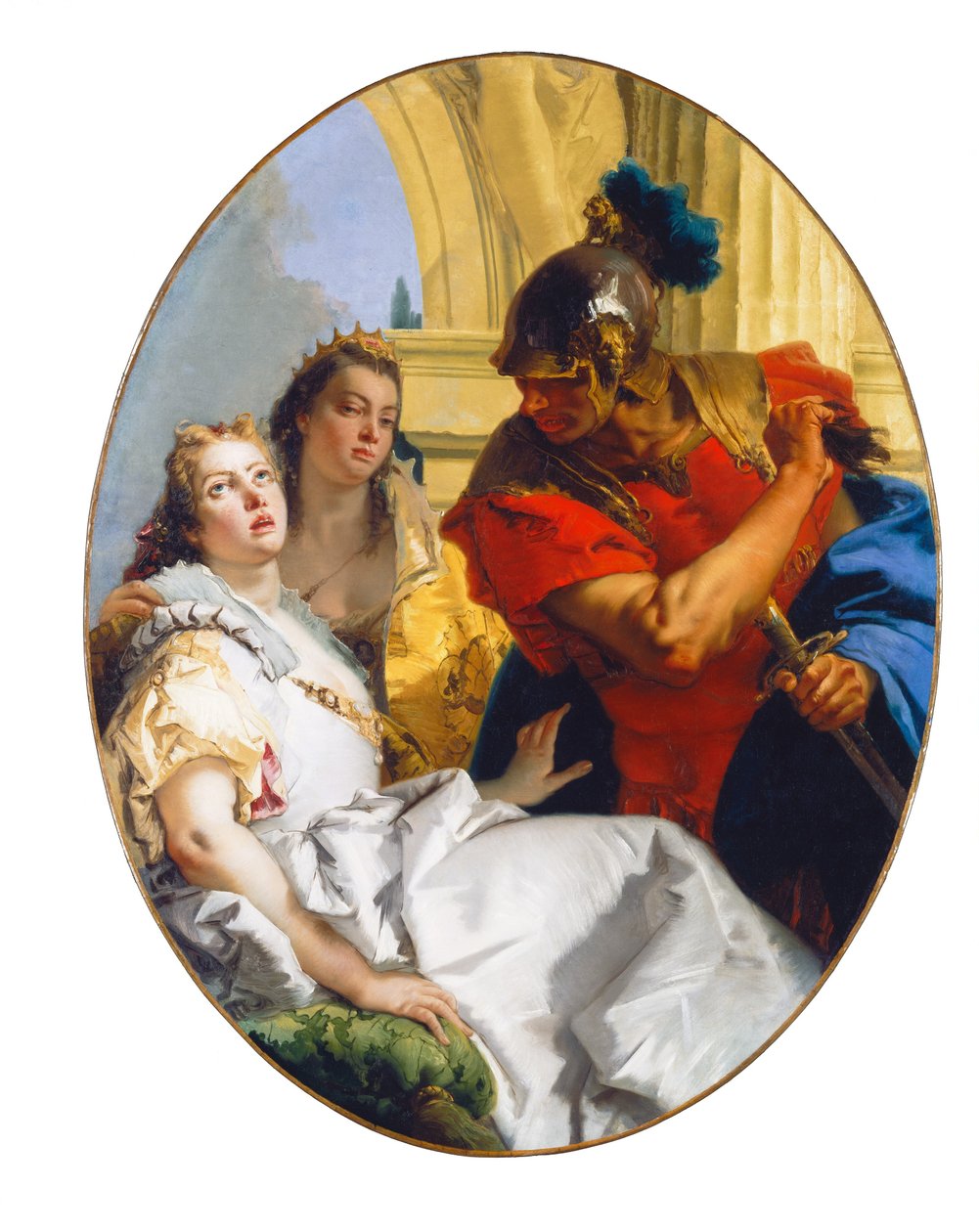 Scène uit de oude geschiedenis door Giovanni Battista Tiepolo