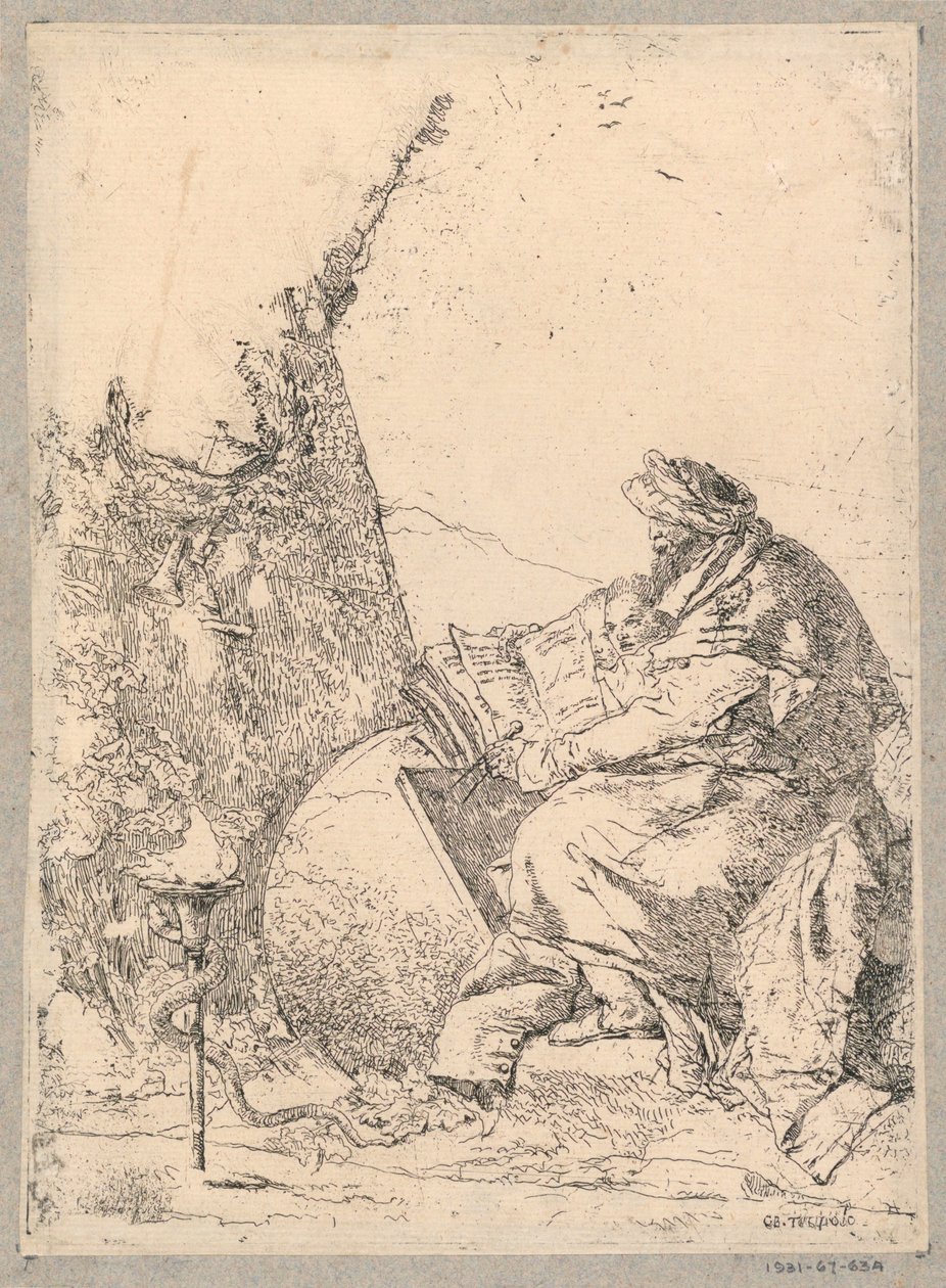 Scherzi di Fantasia door Giovanni Battista Tiepolo