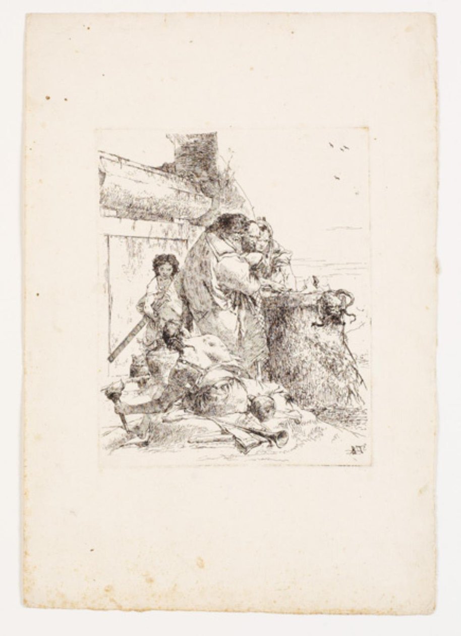 Slangenoffer door Giovanni Battista Tiepolo