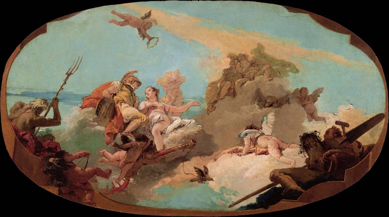De apotheose van admiraal Vittor Pisani door Giovanni Battista Tiepolo