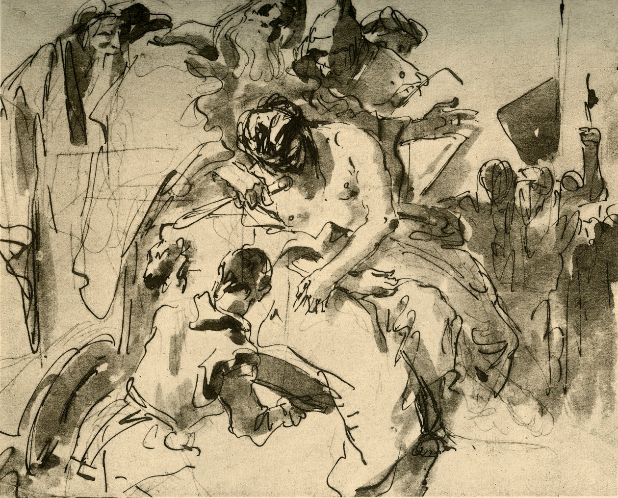 Het offer van Iphigenia, ca. 1757, 1928 door Giovanni Battista Tiepolo
