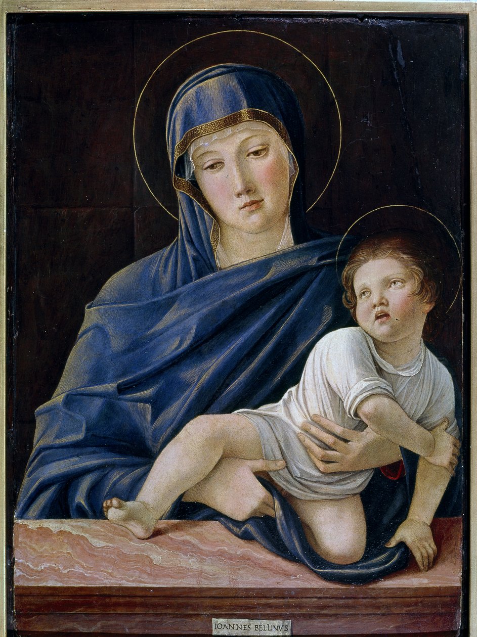 Onze Lieve Vrouw Lochis. Madonna en Kind door Giovanni Bellini