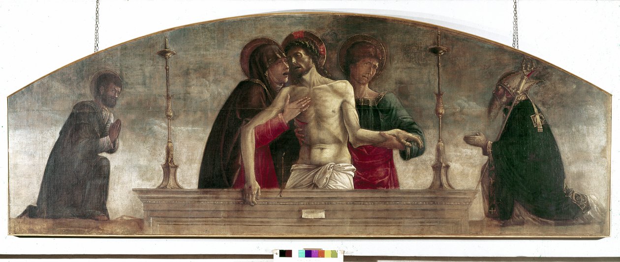 Pieta (Bewening over de dode Christus) door Giovanni Bellini