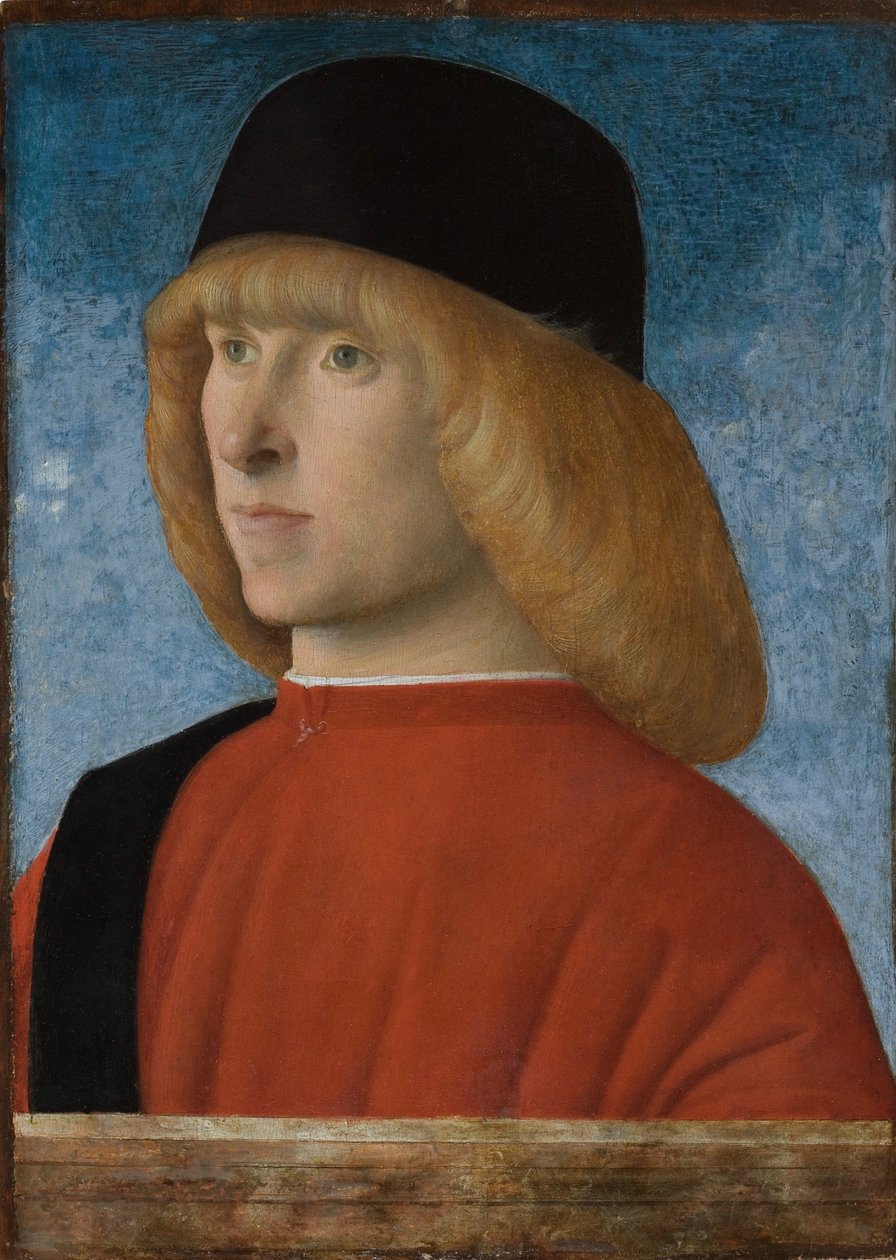 Portret van een jonge senator door Giovanni Bellini
