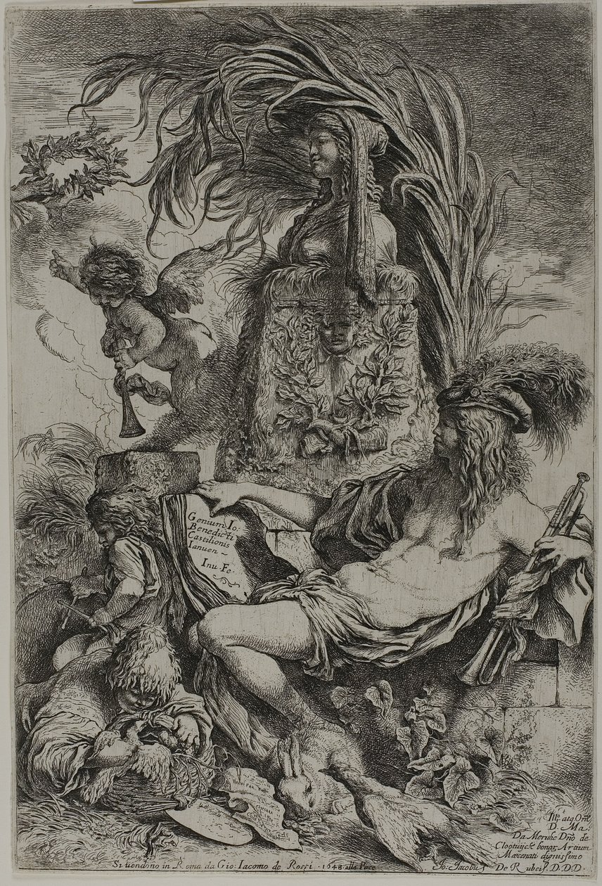 Het Genie van Castiglione door Giovanni Benedetto Castiglione