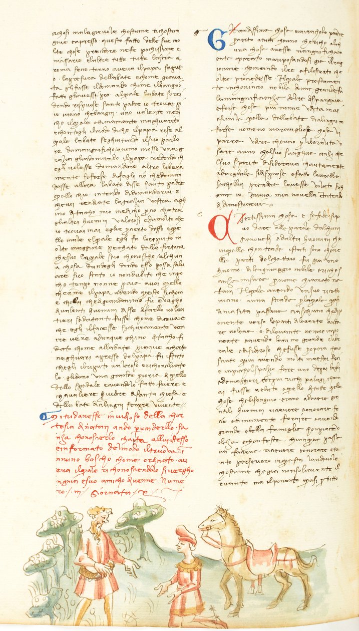 Decameron, Natan de Wijze - Mitridanes smeekt om vergiffenis, Tiende dag, kort verhaal 3 door Giovanni Boccaccio