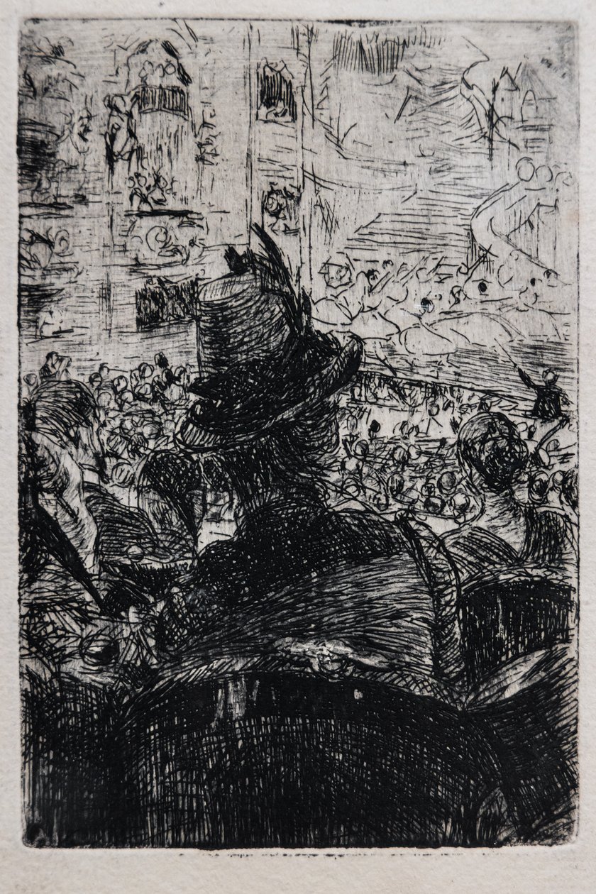 Bij de Opera in Parijs, c.1880 door Giovanni Boldini