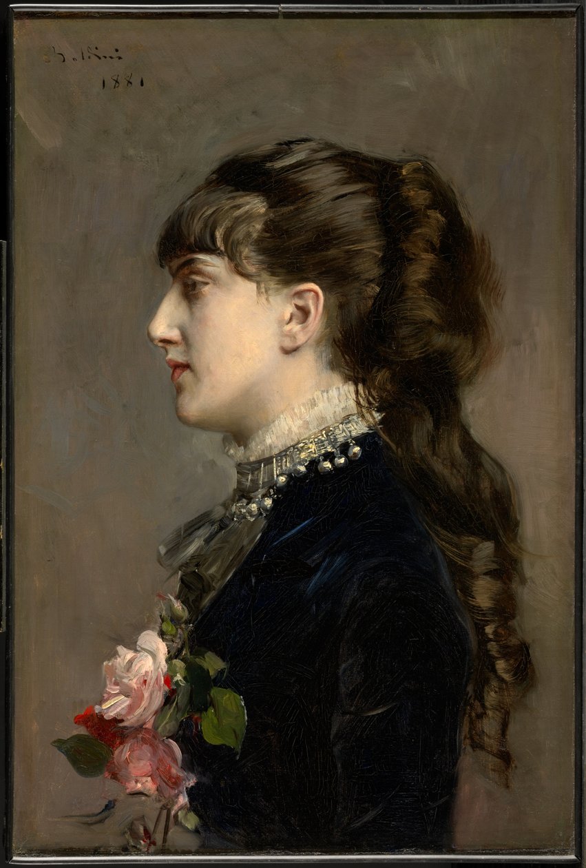 Mevrouw Céline Leclanché door Giovanni Boldini