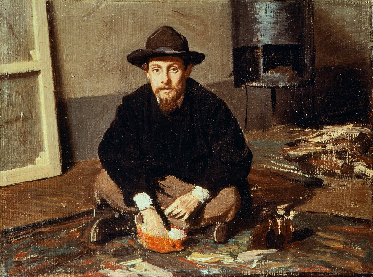 Portret van Diego Martelli, circa 1865 door Giovanni Boldini