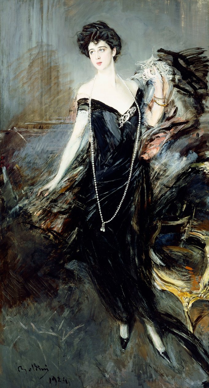 Portret van Donna Franca Florio door Giovanni Boldini