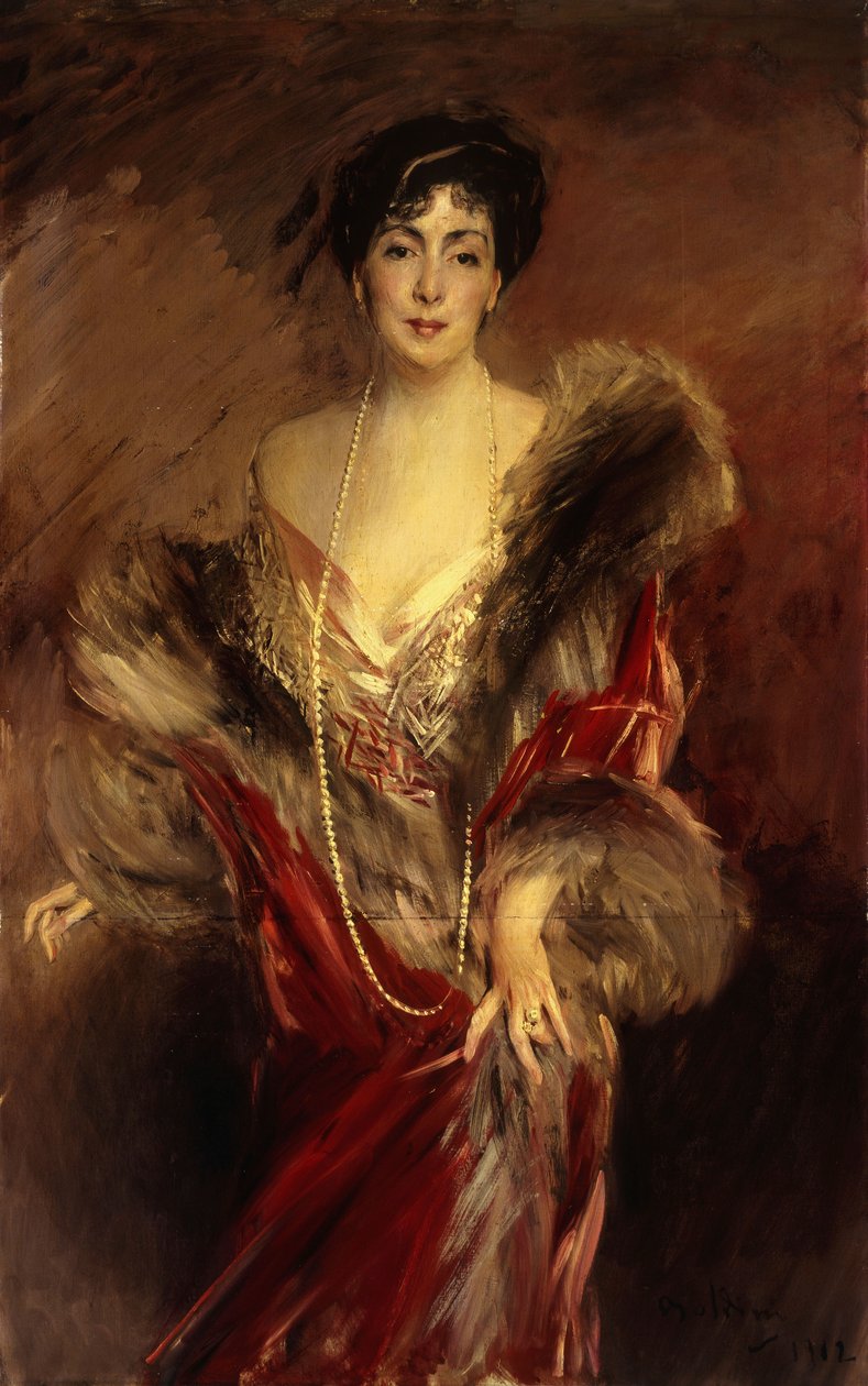 Portret van Josefina A. de Errazuriz door Giovanni Boldini