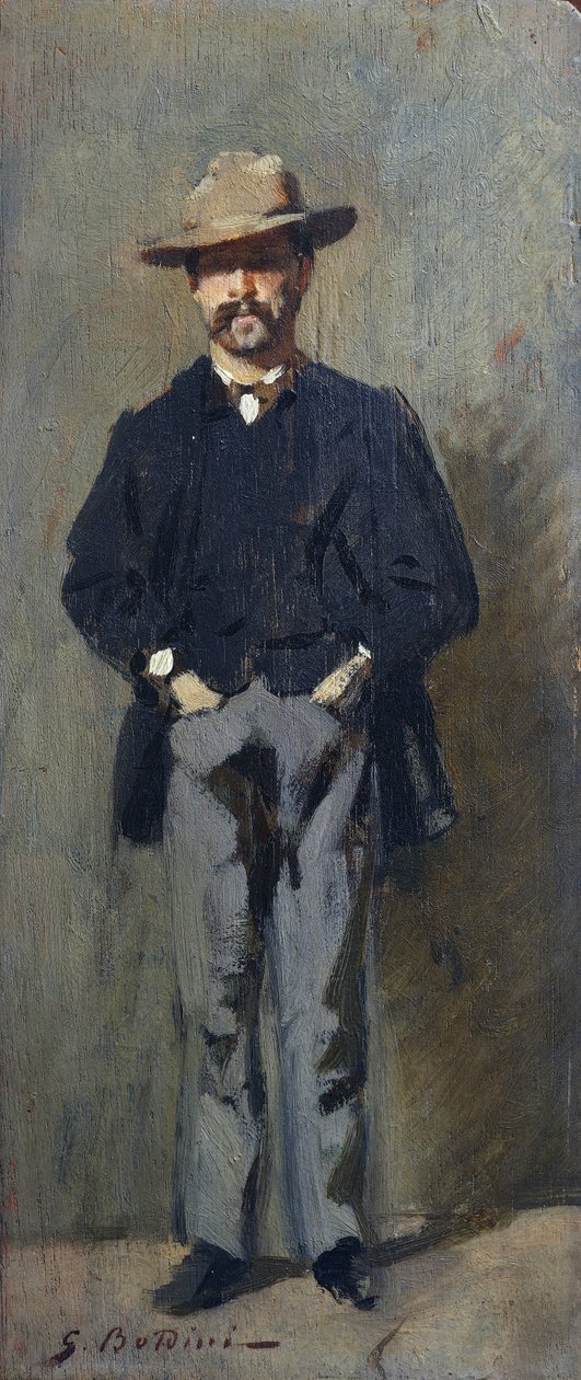 Portret van Leopoldo Pisacani door Giovanni Boldini