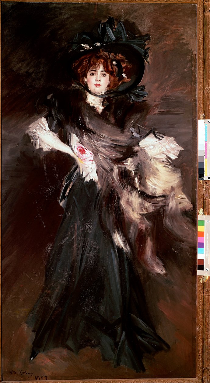 Portret van juffrouw Lantelme door Giovanni Boldini