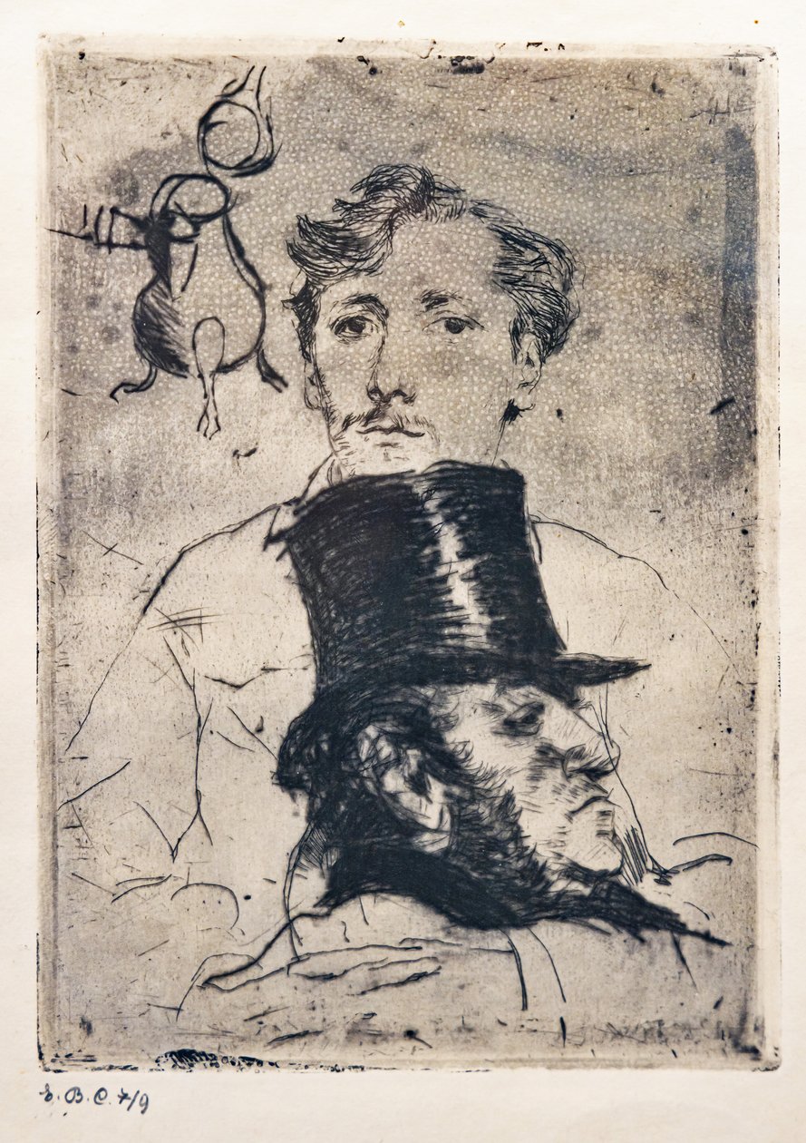 Portret van Rodenbach door Giovanni Boldini