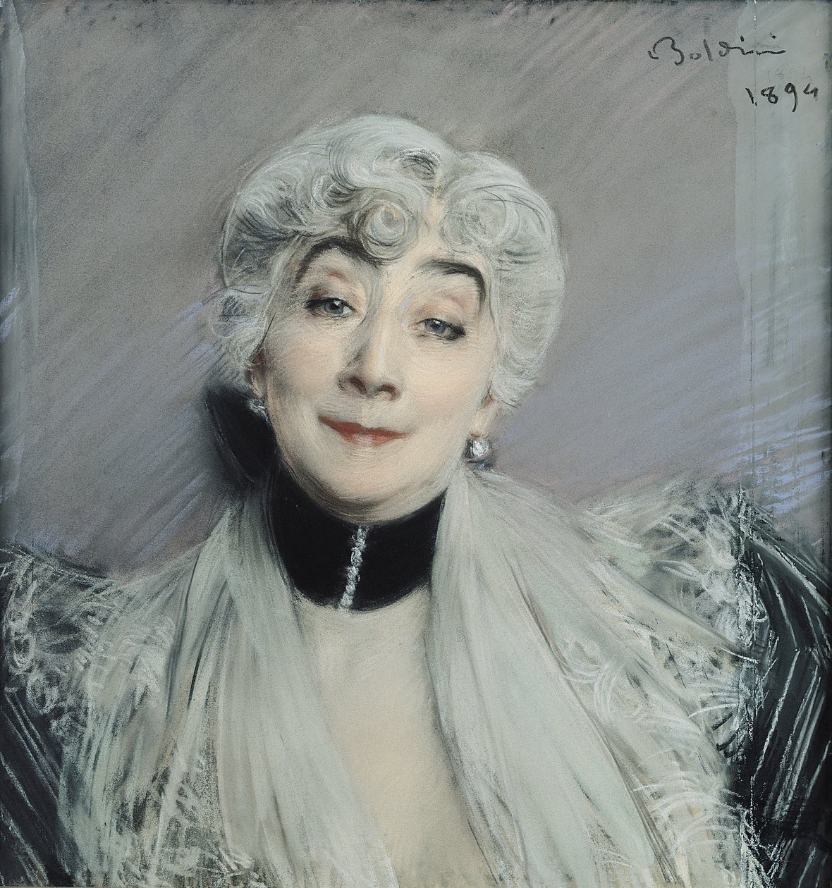 Portret van de Gravin de Martel de Janville, bekend als Gyp (1850-1932), 1894 door Giovanni Boldini