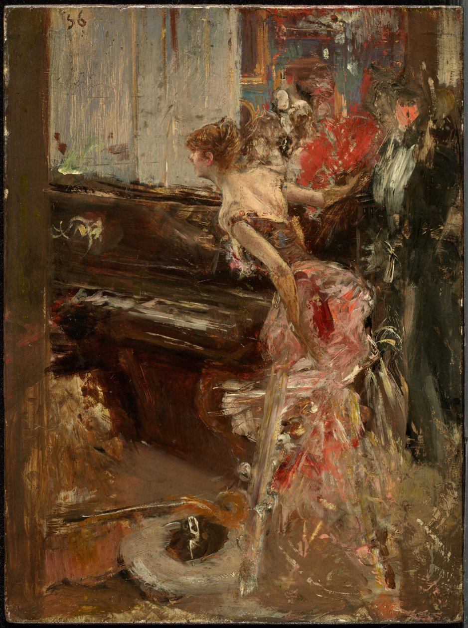 Recital door Giovanni Boldini