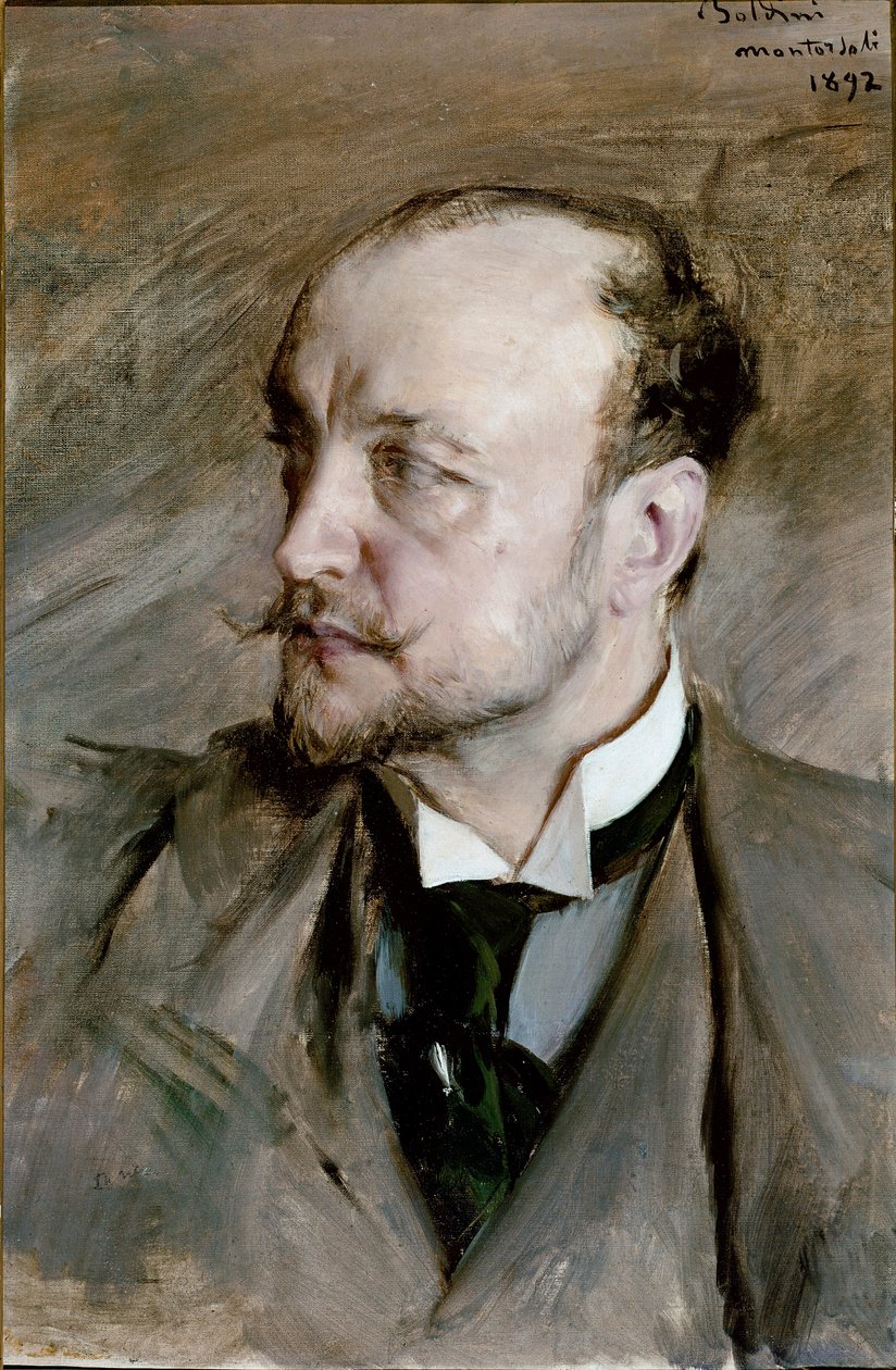 Zelfportret in Montorsoli door Giovanni Boldini