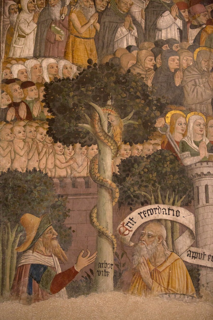 Laatste Oordeel, ca. 1492 (detail) door Giovanni Canavesio