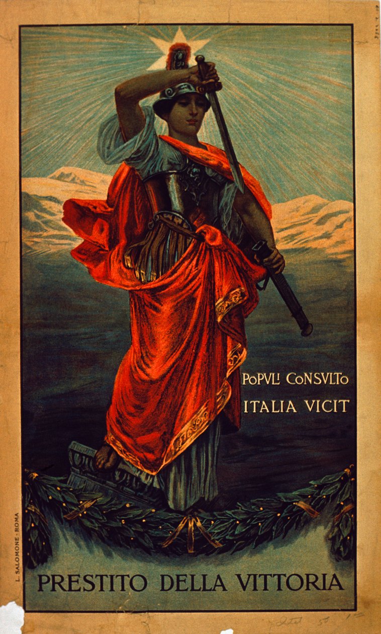 Italiaanse Militaire Poster, WOI: 