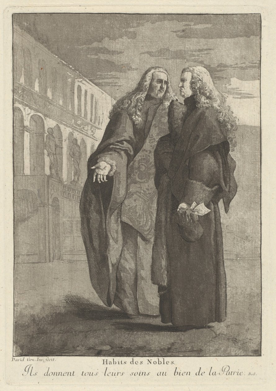 Kleding van de Edelen door Giovanni David