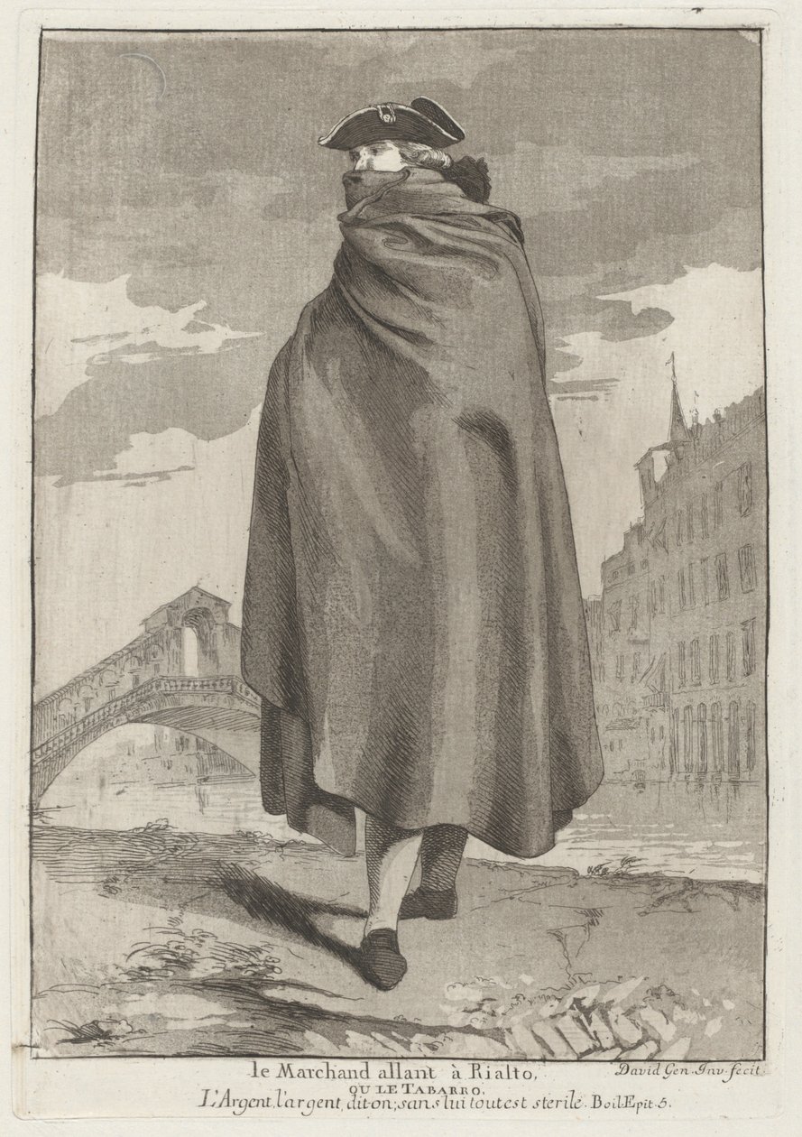 De Koopman op de Rialto door Giovanni David