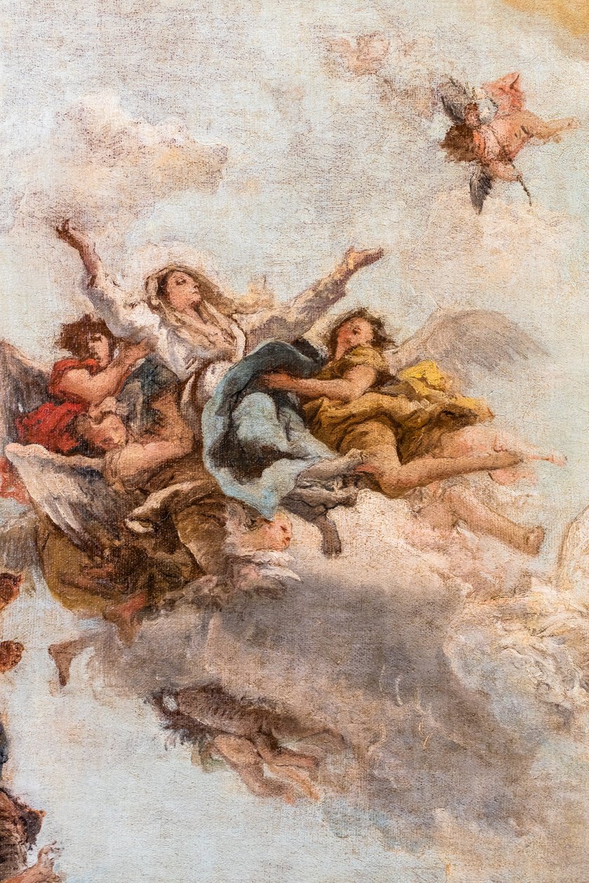 Veronderstelling door Giovanni Domenico (circle of) Tiepolo