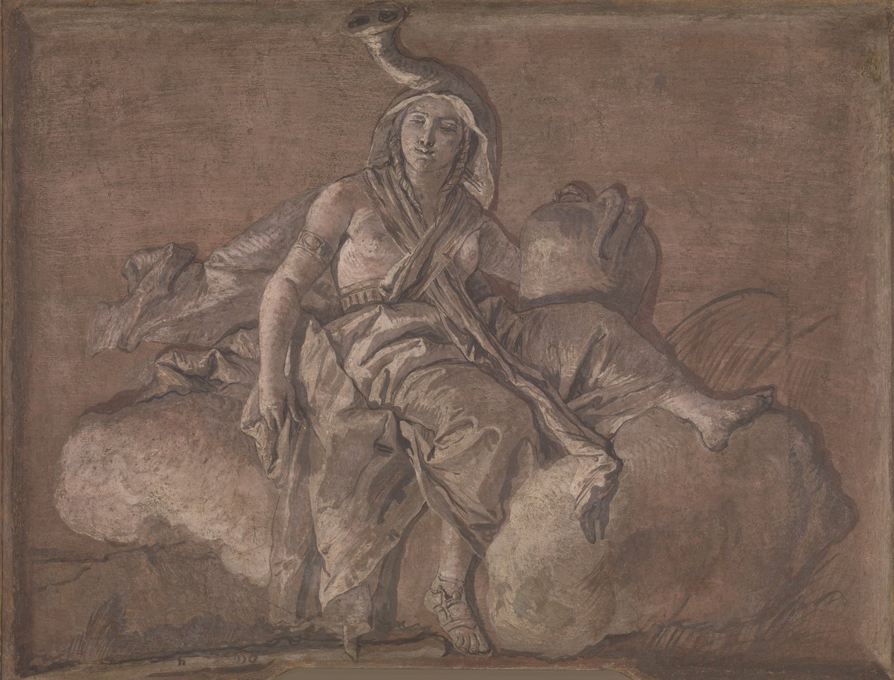 Afrika door Giovanni Domenico Tiepolo