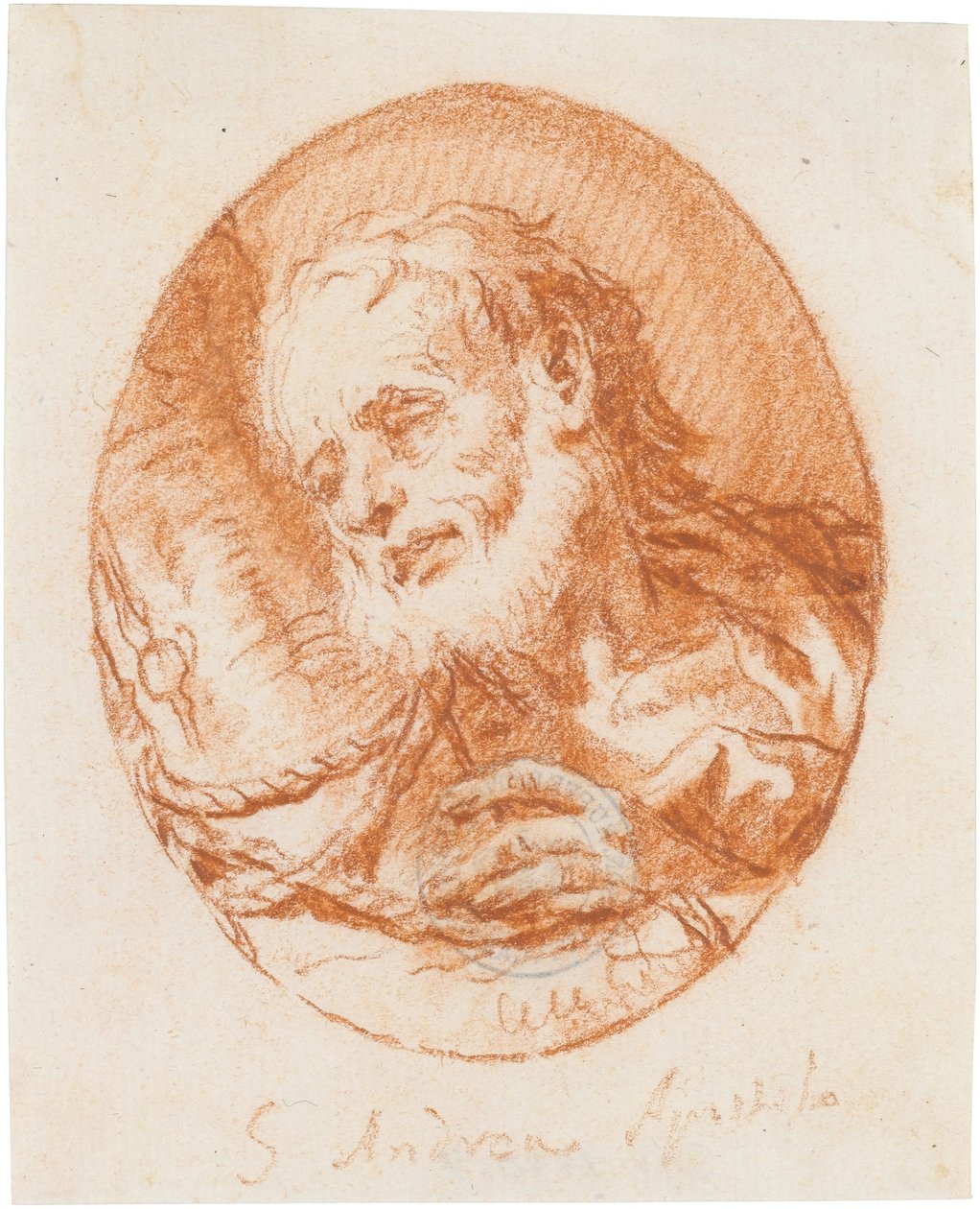 Sint-Andreas door Giovanni Domenico Tiepolo