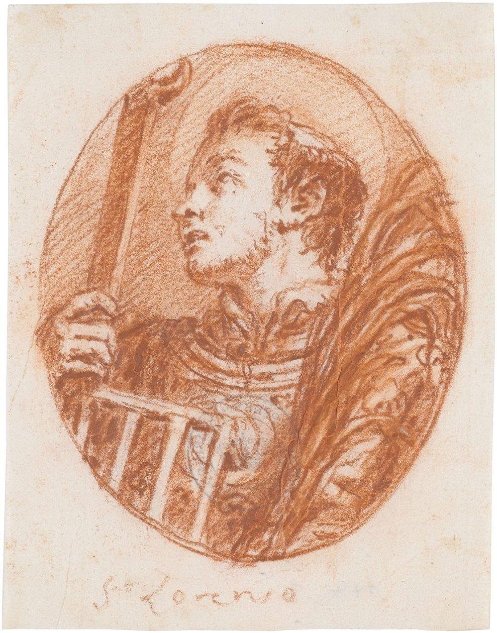Der heilige Laurentius door Giovanni Domenico Tiepolo