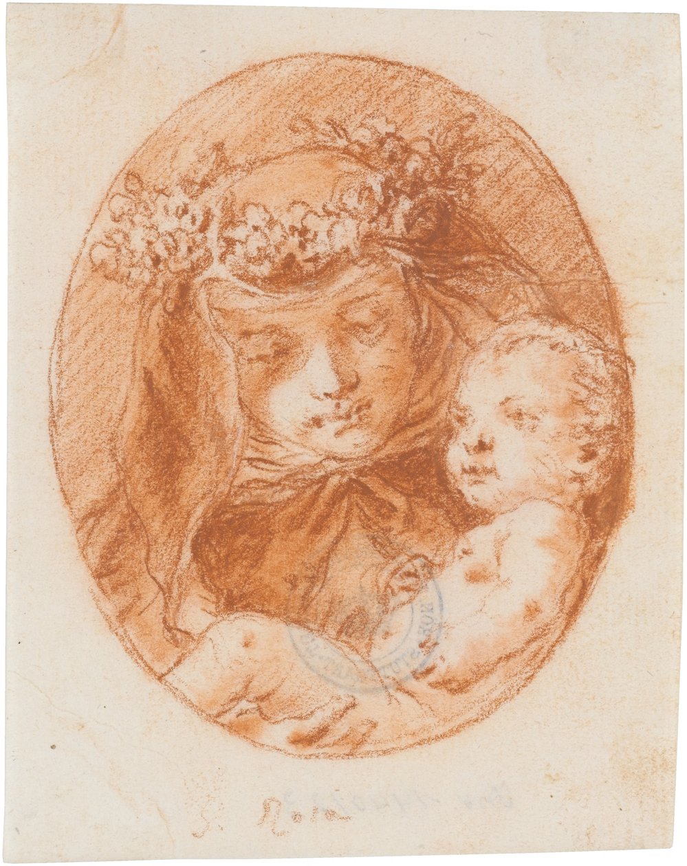 Die heilige Rosa door Giovanni Domenico Tiepolo
