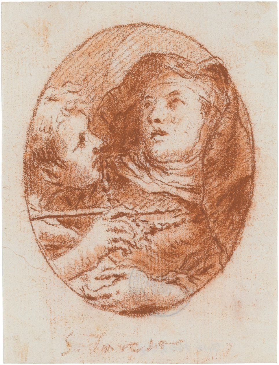 Die heilige Theresa door Giovanni Domenico Tiepolo