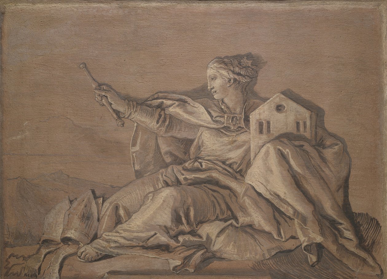 Europa door Giovanni Domenico Tiepolo