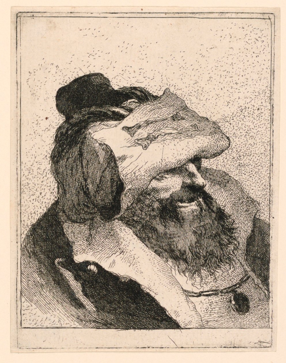 Raccolta di teste door Giovanni Domenico Tiepolo