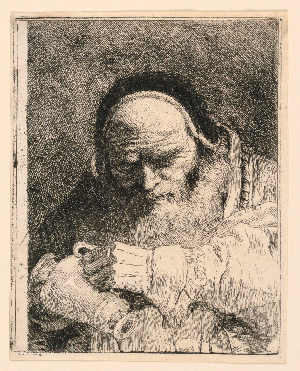 Raccolta di teste door Giovanni Domenico Tiepolo