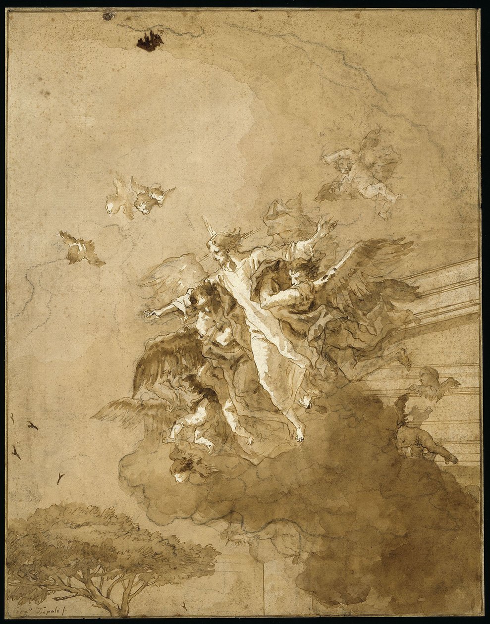 Triomf van de Verrijzenis van Christus door Giovanni Domenico Tiepolo
